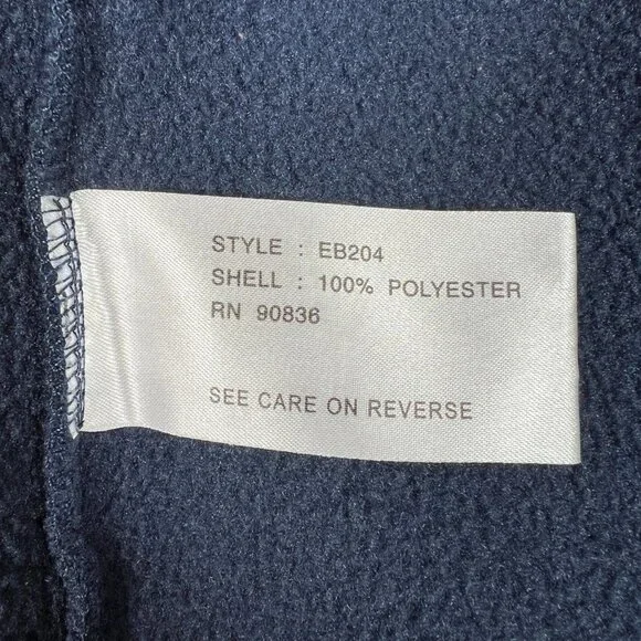 Eddie Bauer Mens Blue Full Zip Waterfall Resort Alaska Fishing Fleece Vest Sz M - Picture 10 of 12